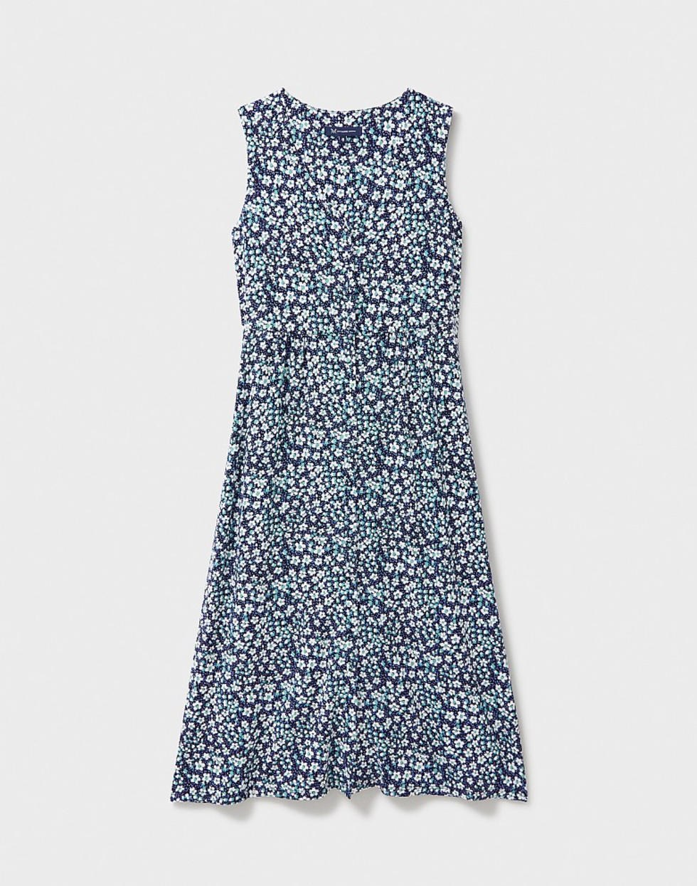 Alyssa Button-Through Sleevess Dress