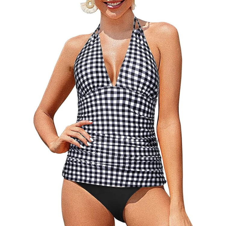 Traje de baño tankini de cobertura total Traje de baño tankini de cobertura total