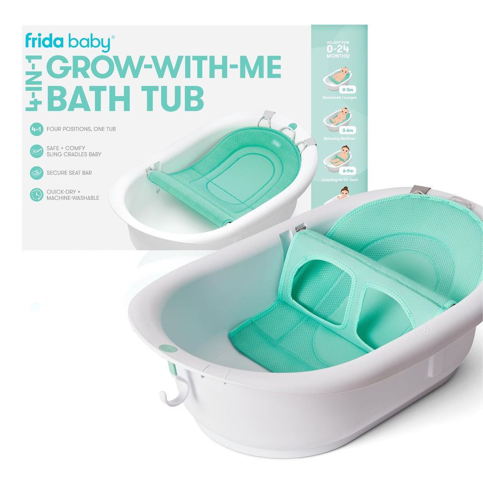 4-in-1 Grow-with-Me Baby Bathtub