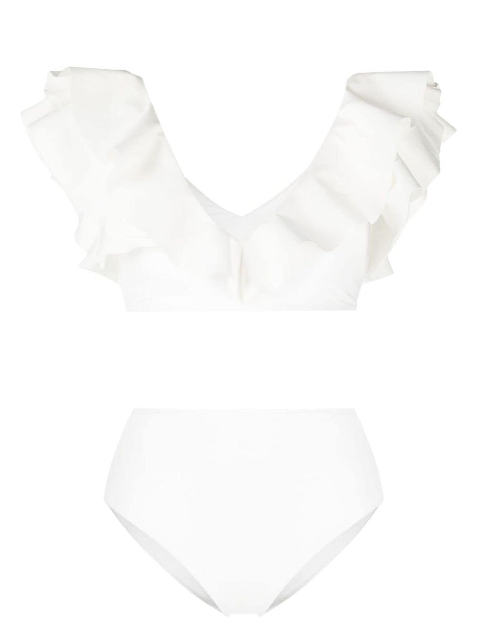 Mila Ruffle-Detail Bikini