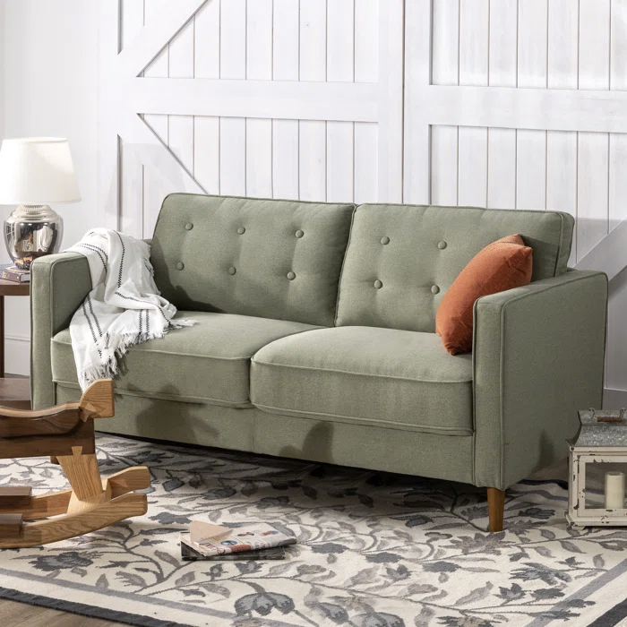 Button Tufted Comfort Sofa