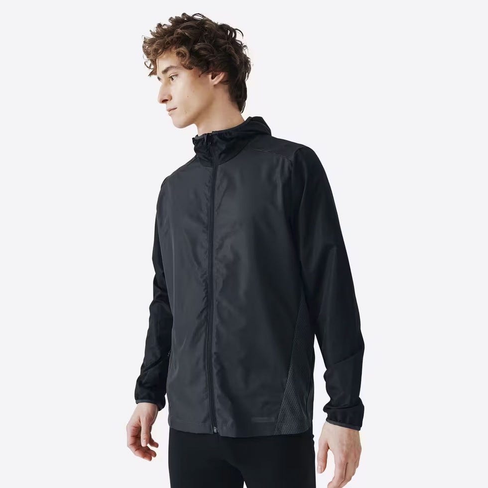 chaqueta cortavientos de running Run Wind en color negro