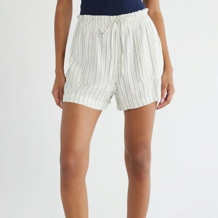 Shorts de mezcla de lino Shorts de mezcla de lino