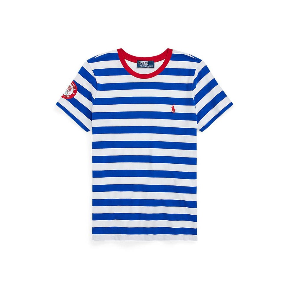 Team USA Striped Jersey Tee