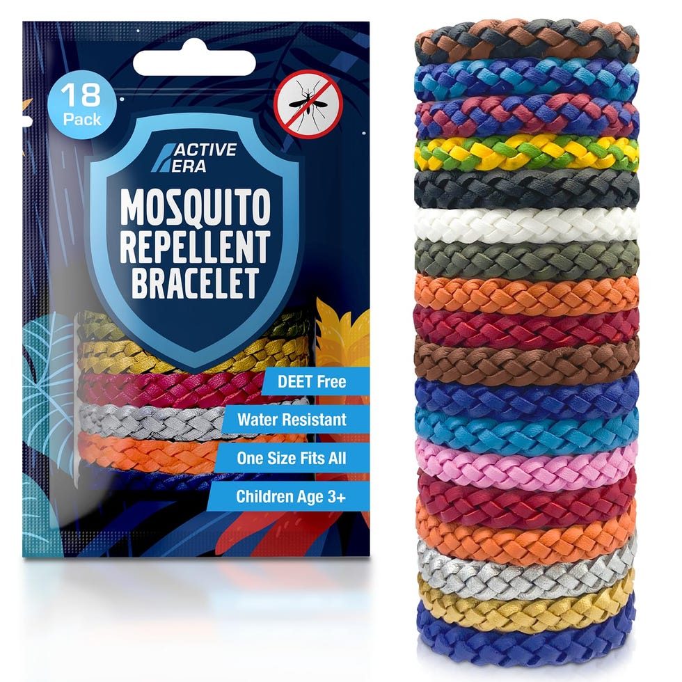 18 pulseras antimosquitos