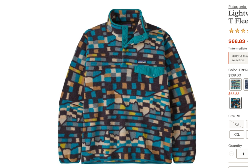 Patagonia Lightweight Synchilla Snap-T Fleece Pullover - Men's