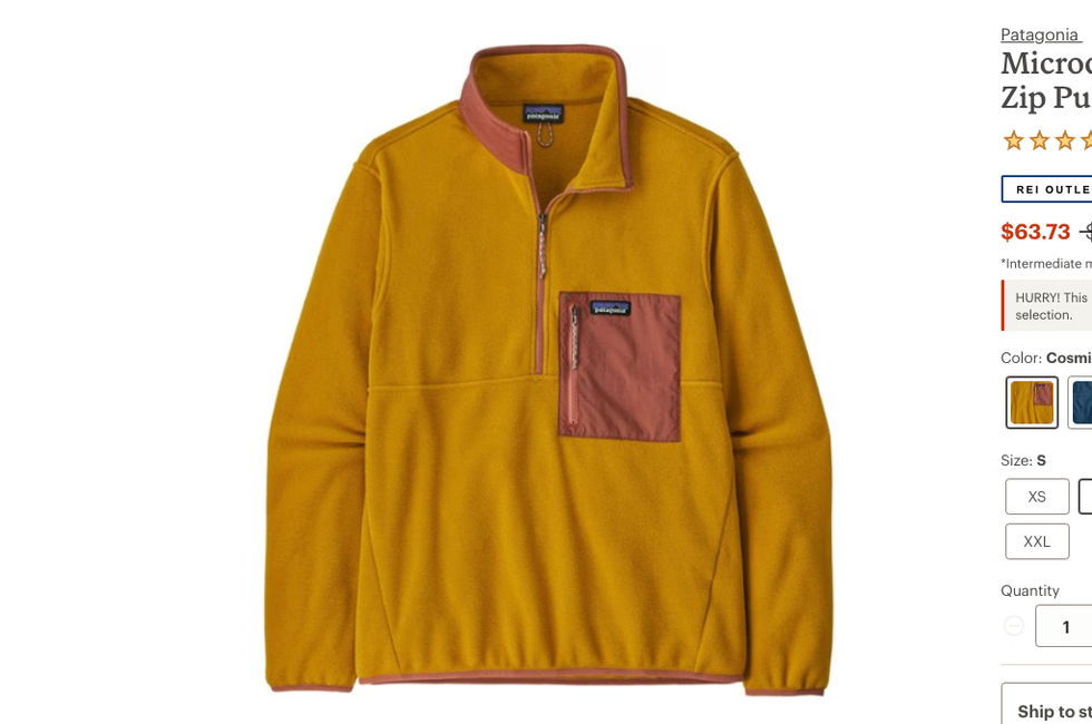 Patagonia Microdini Half-Zip Pullover - Men's