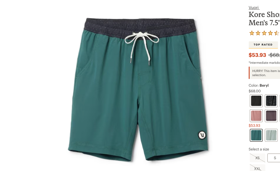 Vuori Kore Shorts - Men's 7.5" Inseam