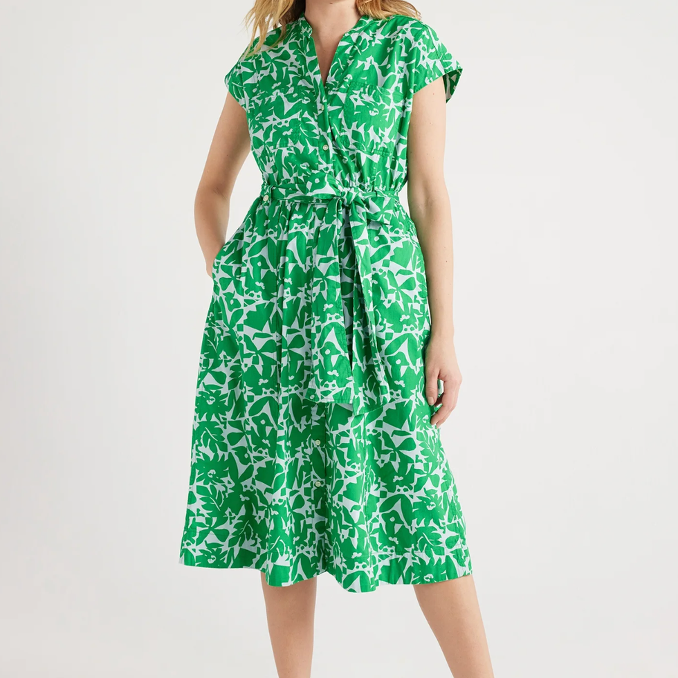 Vestido utilitario con cinturón Vestido utilitario con cinturón