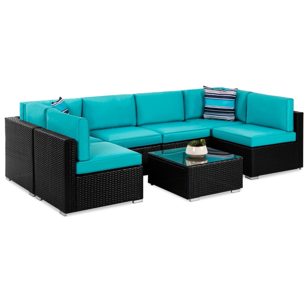 7-Piece Outdoor Patio Sectional Set 