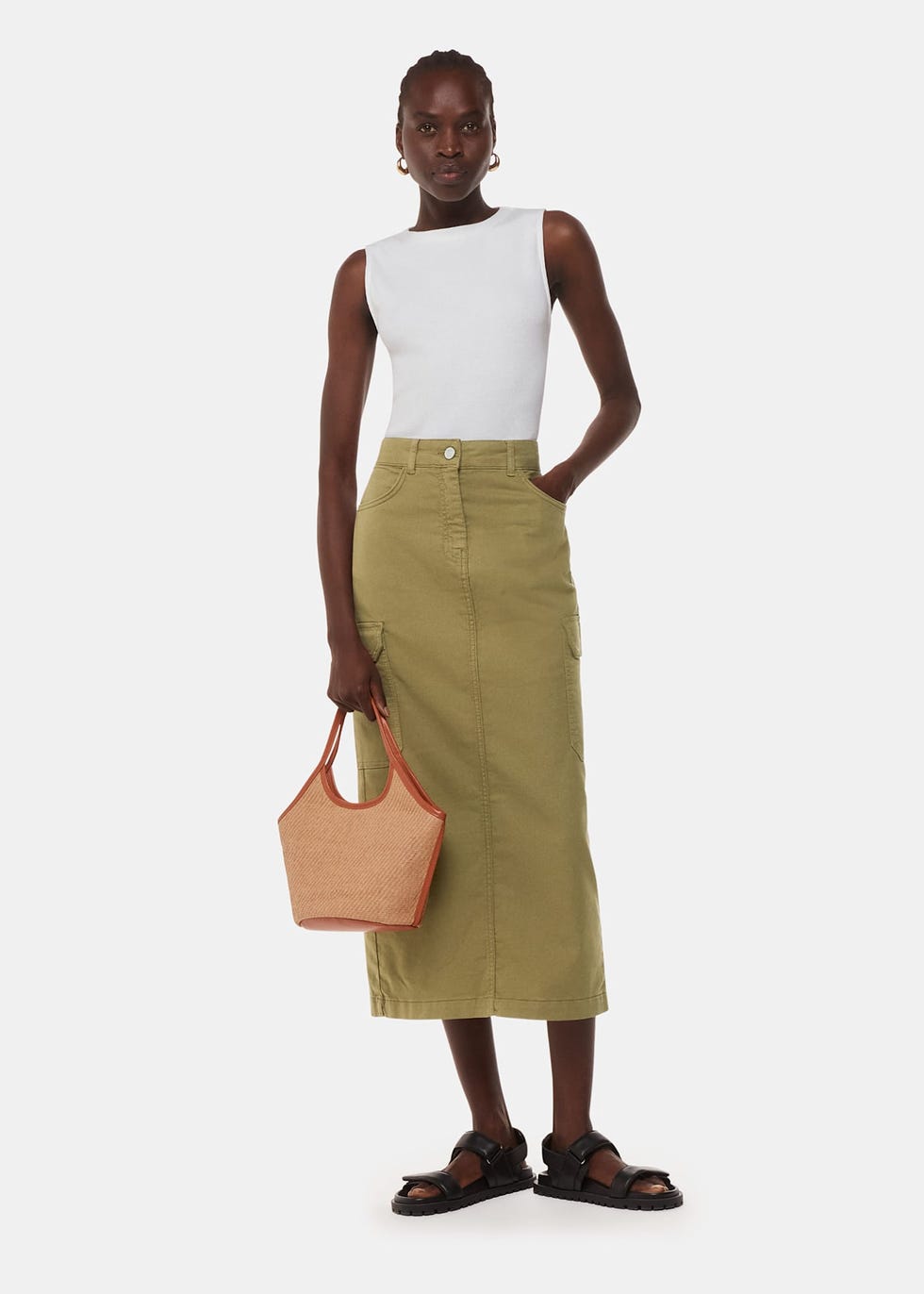 21 best midi skirts to shop 2024, from denim to satin slip styles