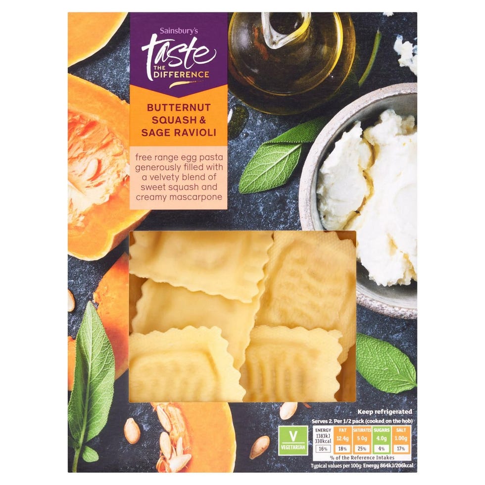 Butternut Squash & Sage Ravioli, 250g