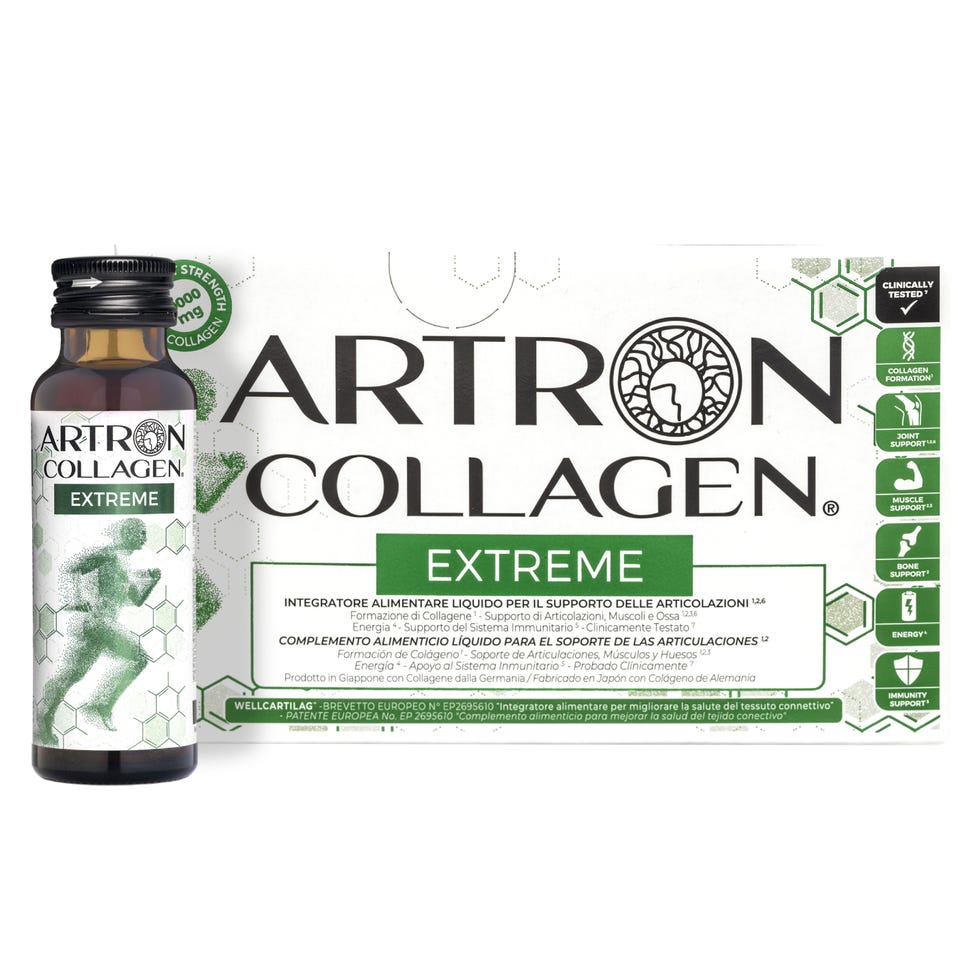 ARTRON EXTREME, colágeno líquido con 16 ingredientes activos para favorecer la salud de las articulaciones y los músculos, mejorar la flexibilidad y la movilidad.