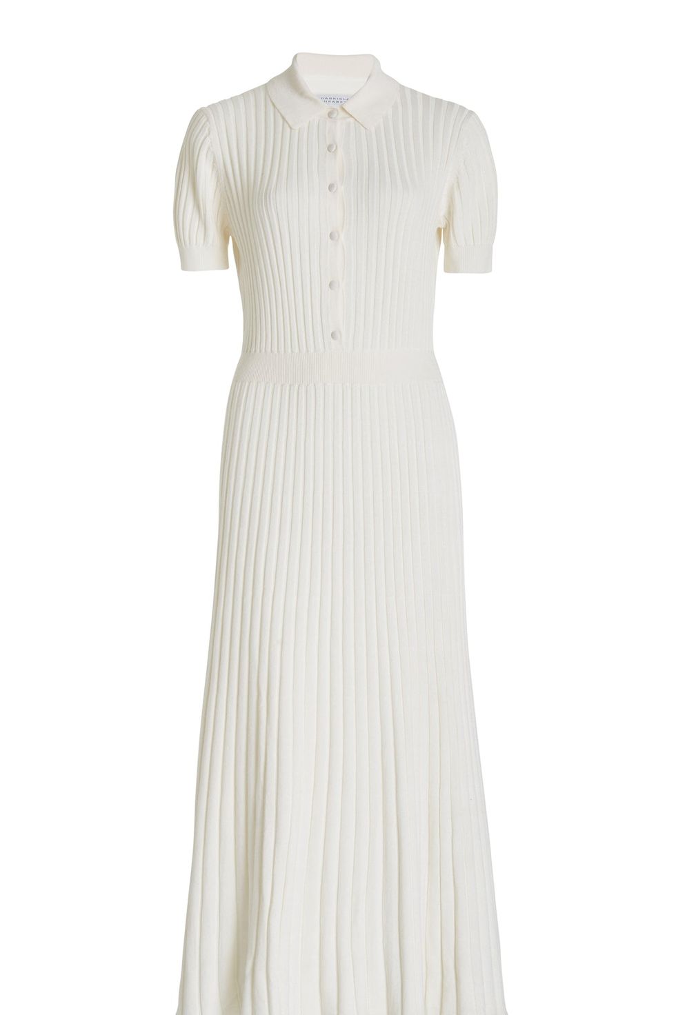 Amor Knit Dress in Ivory Cashmere Silk