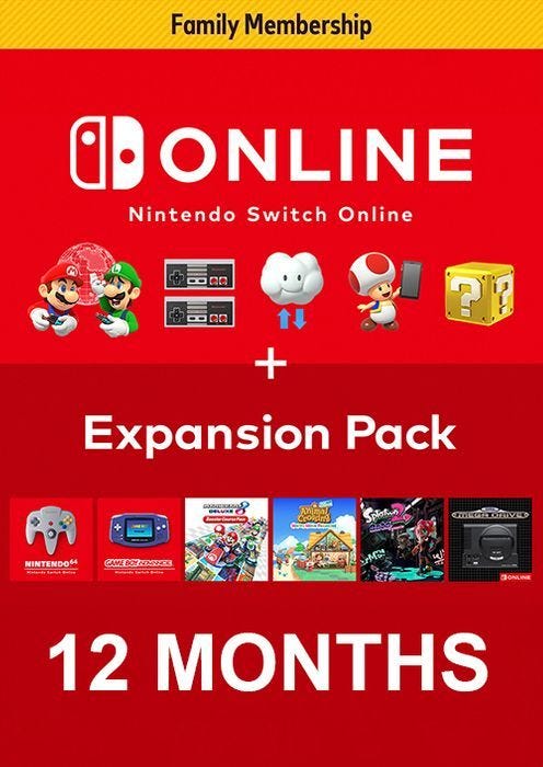 Nintendo Switch Online membership code deals