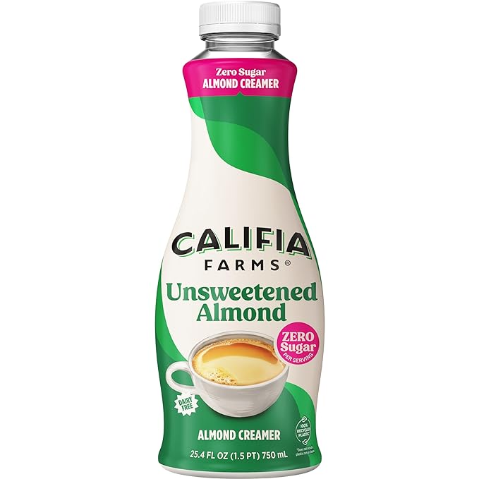 Califia Farms Unsweetened Almond Milk Coffee Creamer