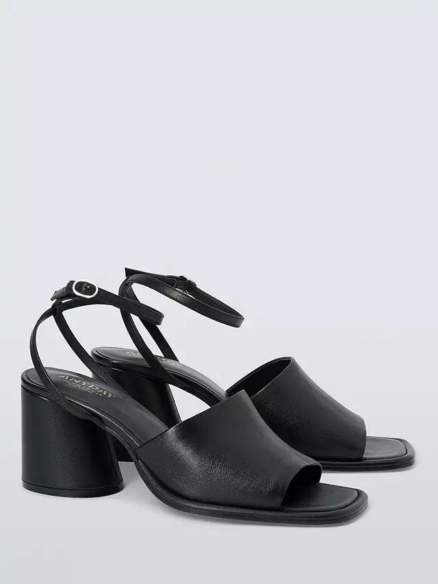 Mirror Leather Micro Strap Dressy Sandals