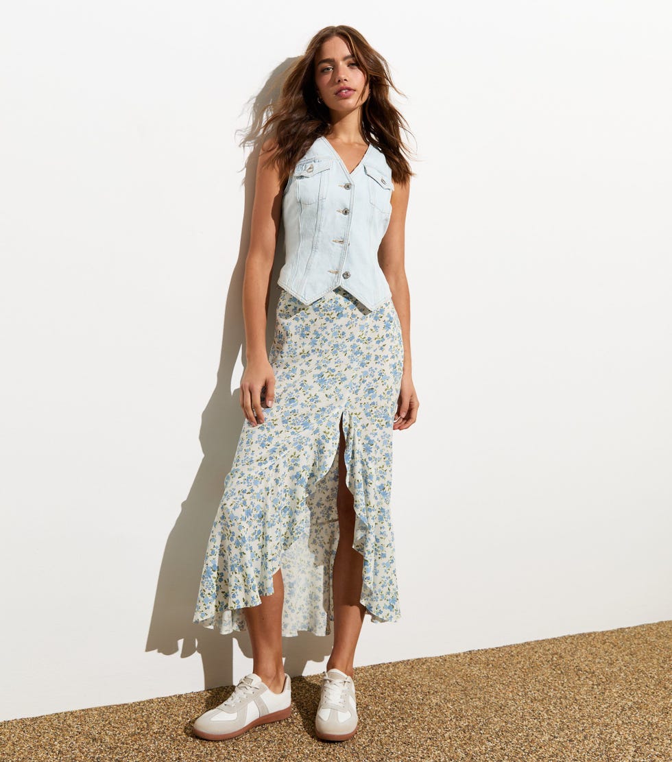 21 best midi skirts to shop 2024 from denim to satin slip styles
