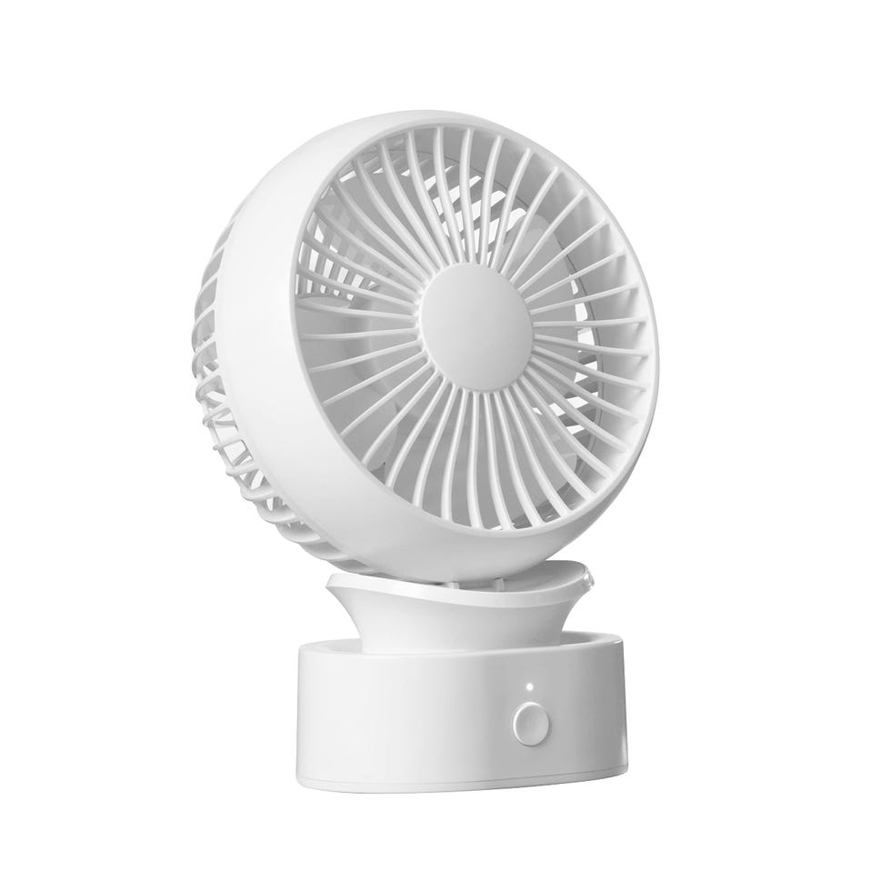 COL1540 4” Portable Rechargeable Desk Fan
