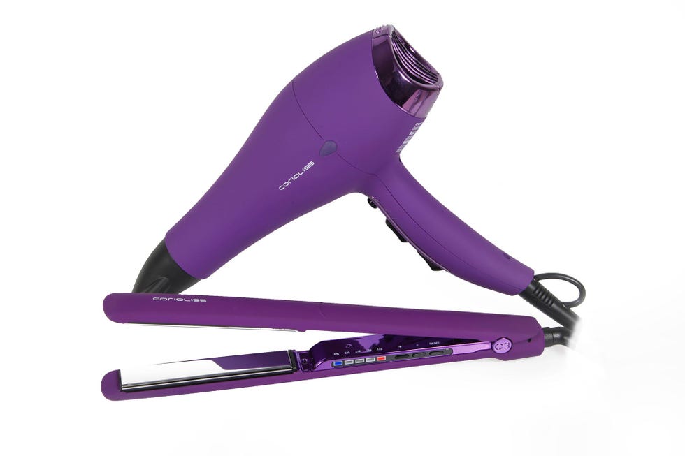 Kit plancha C3 + secador FLOW DC Purple