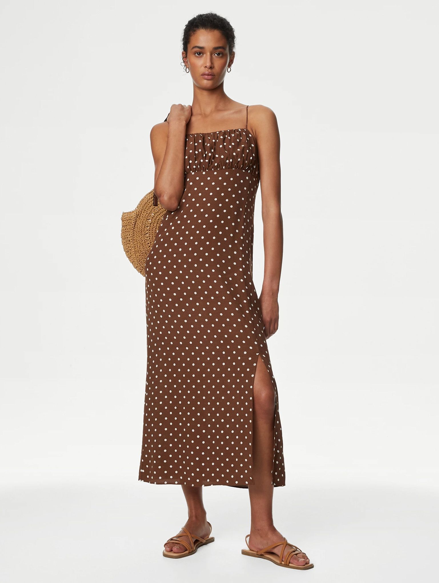 Marks and spencer polka dot dress best sale