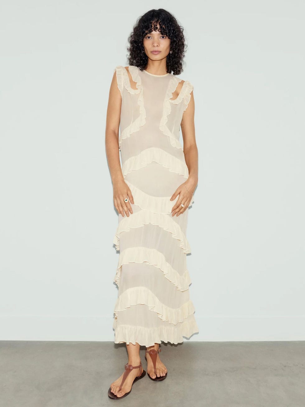 Ruffle Maxi Dress