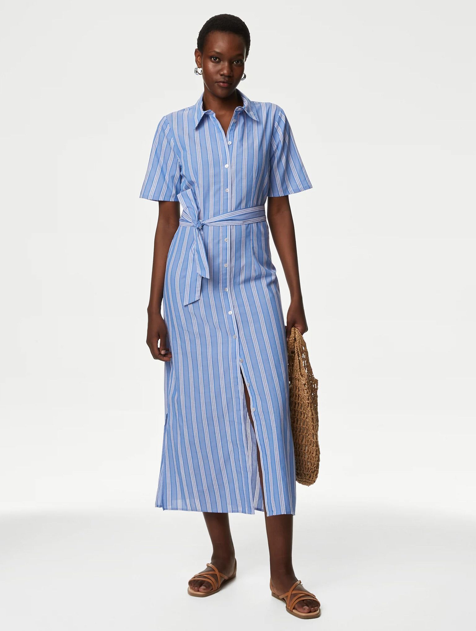 Marks and spencer chambray dress best sale