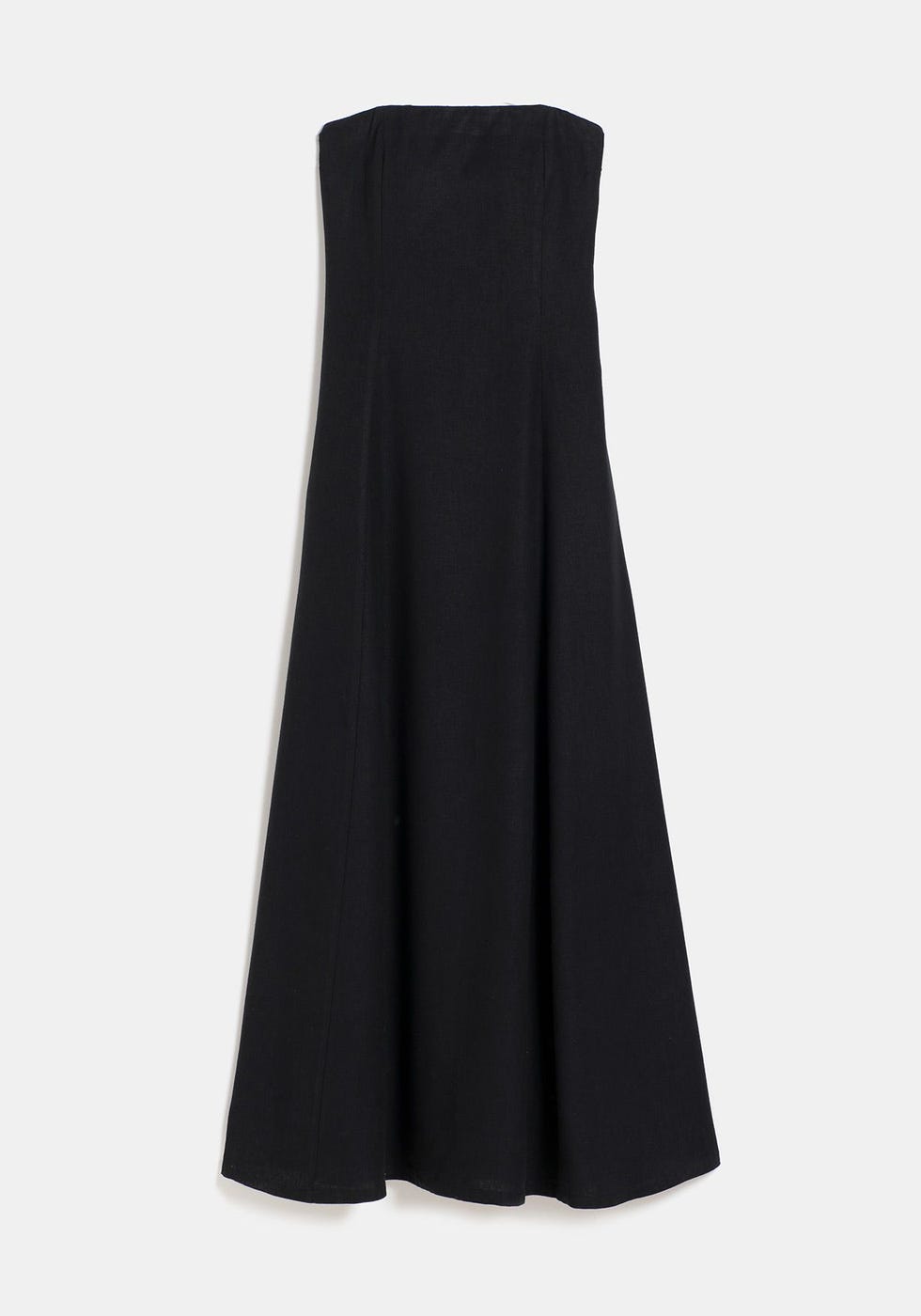 Vestido Negro sin Tirantes