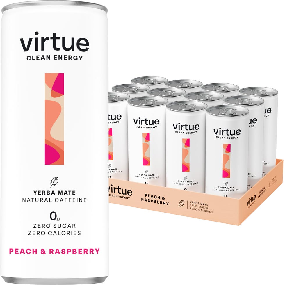 Yerba Mate Peach and Raspberry, 12 x 250ml
