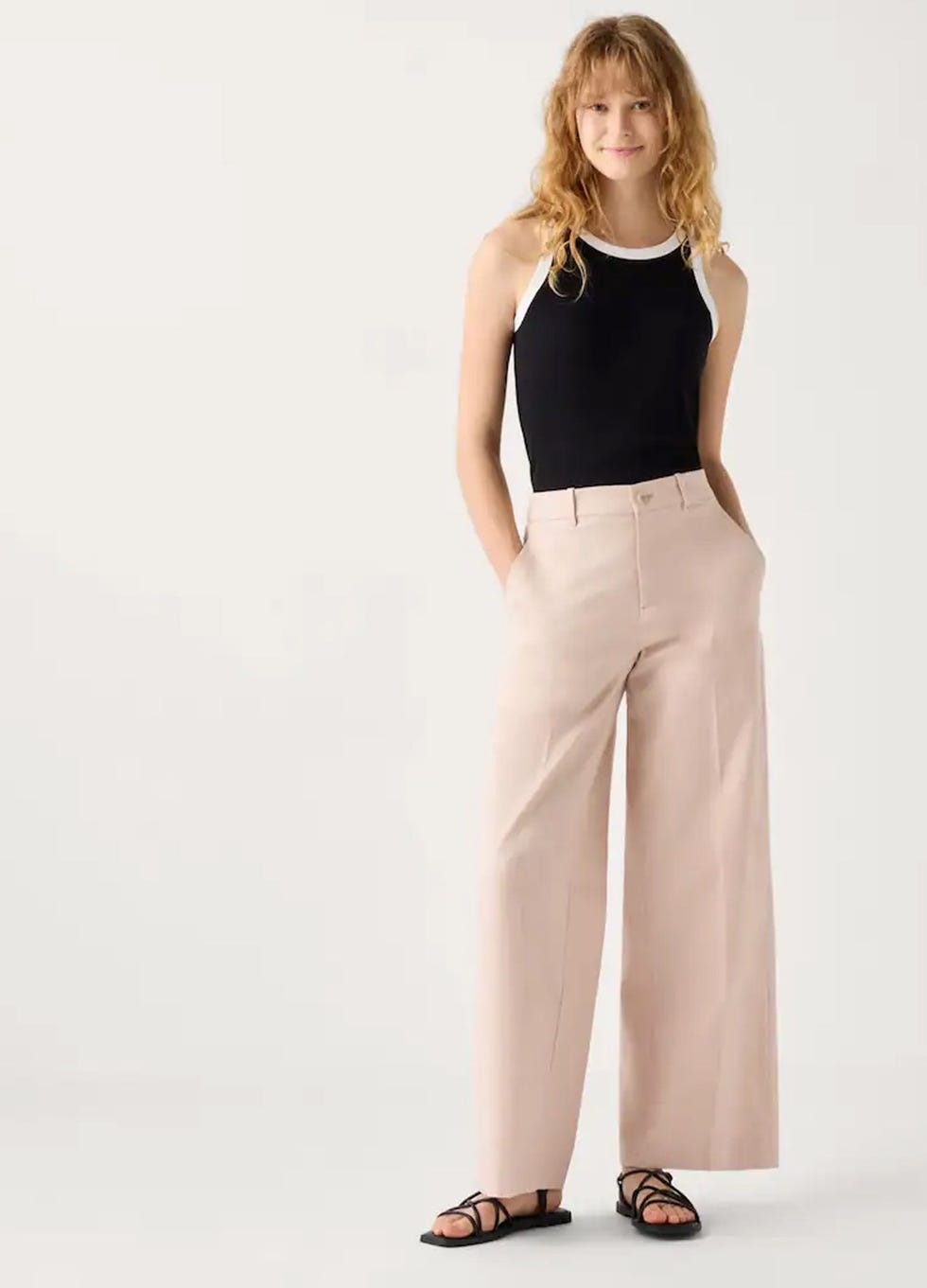 Wide Chino Trousers