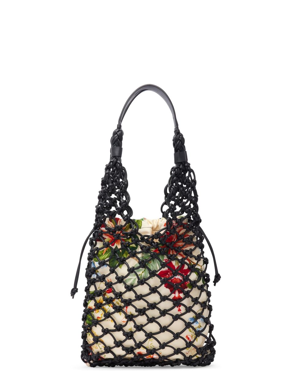 Flora & Fauna Large Knotted Leather Tote
