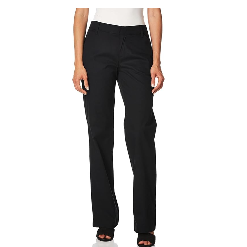 Relaxed Straight Stretch Twill Pants