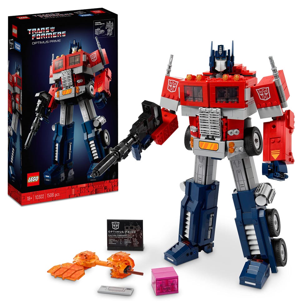 10302 Icons Optimus Prime Transformers Figure Set,