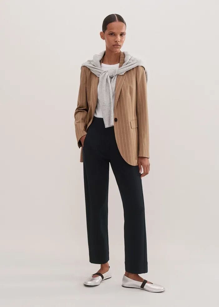 Travel Tailoring Pull On Slim Crop Pant
