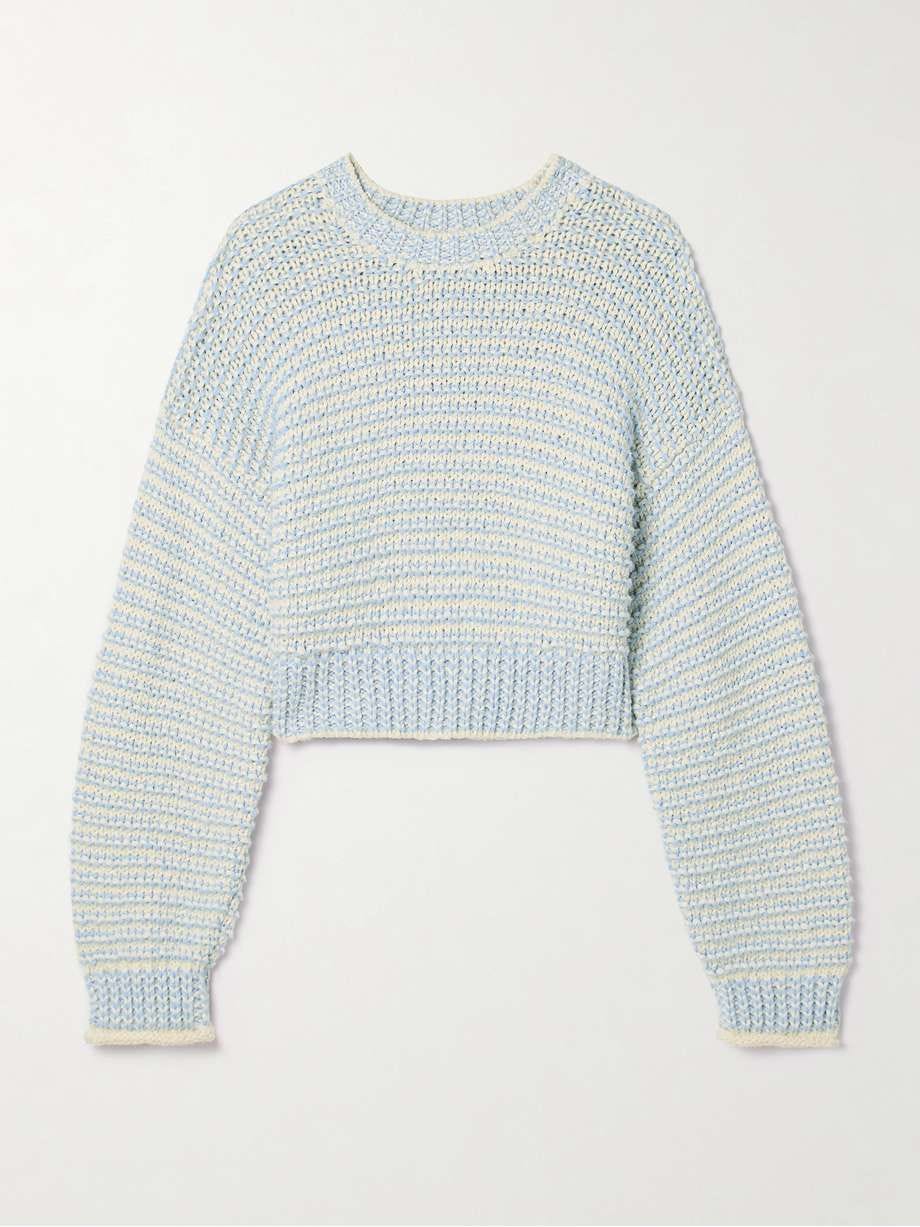Koa Cropped Cotton Sweater