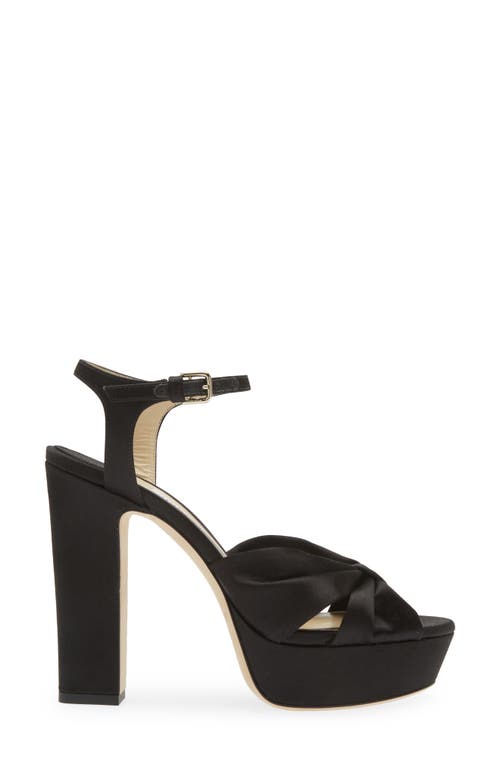 Heloise Satin Platform Sandal