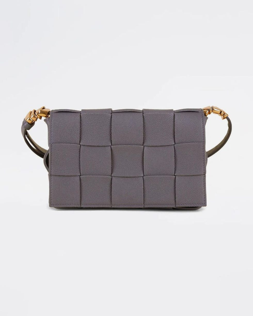 Grained Cassette Crossbody