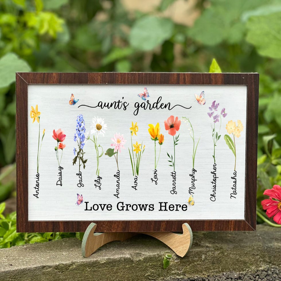 Custom Aunt's Garden Sign