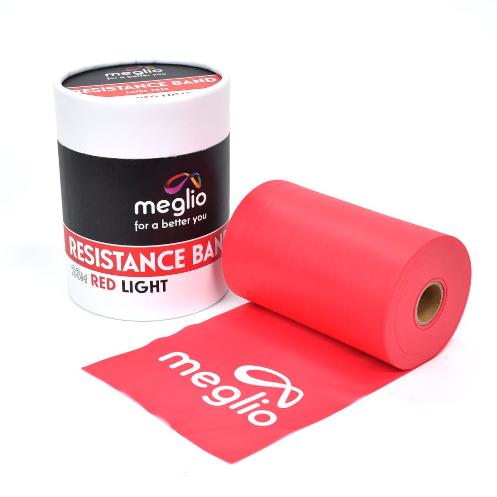 Fascia di Resistenza Meglio Rullo di 23 metri, Rotolo di Banda Elastica Senza Lattice per Fitness, Palestra, Allenamenti a casa, Ginnastica, Allenamento di Resistenza, Riabilitazione e Bodybuilding