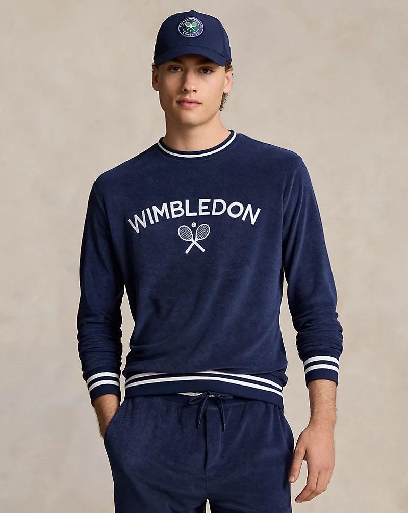 Wimbledon Terry Graphic Sweatshirt