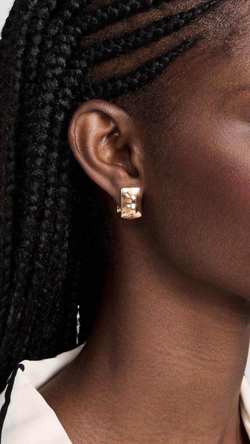 Bahari Square Hoop Earrings