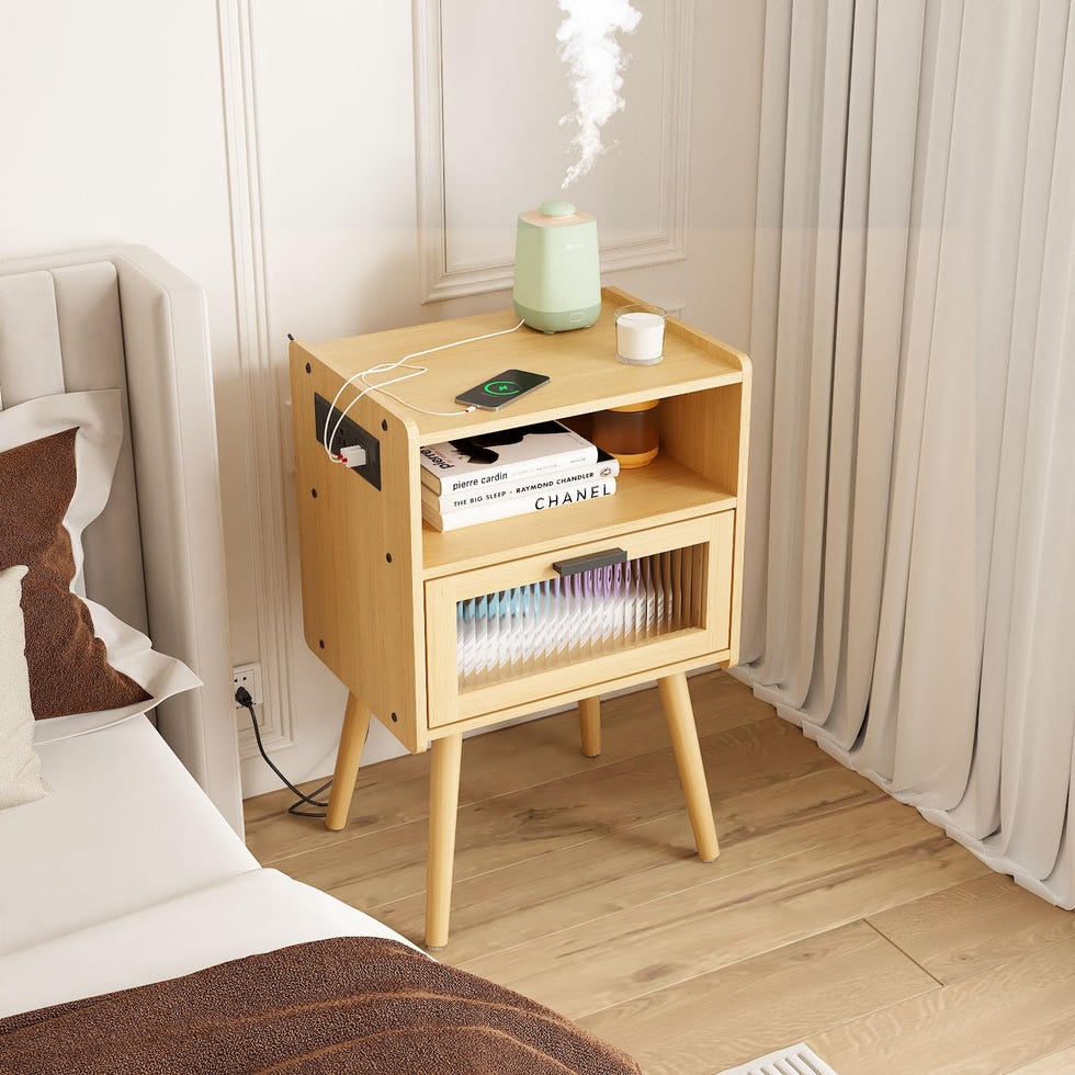 Nightstand with Charging Station