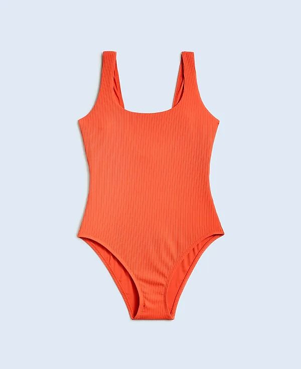 Ribbed One-Piece Swimsuit