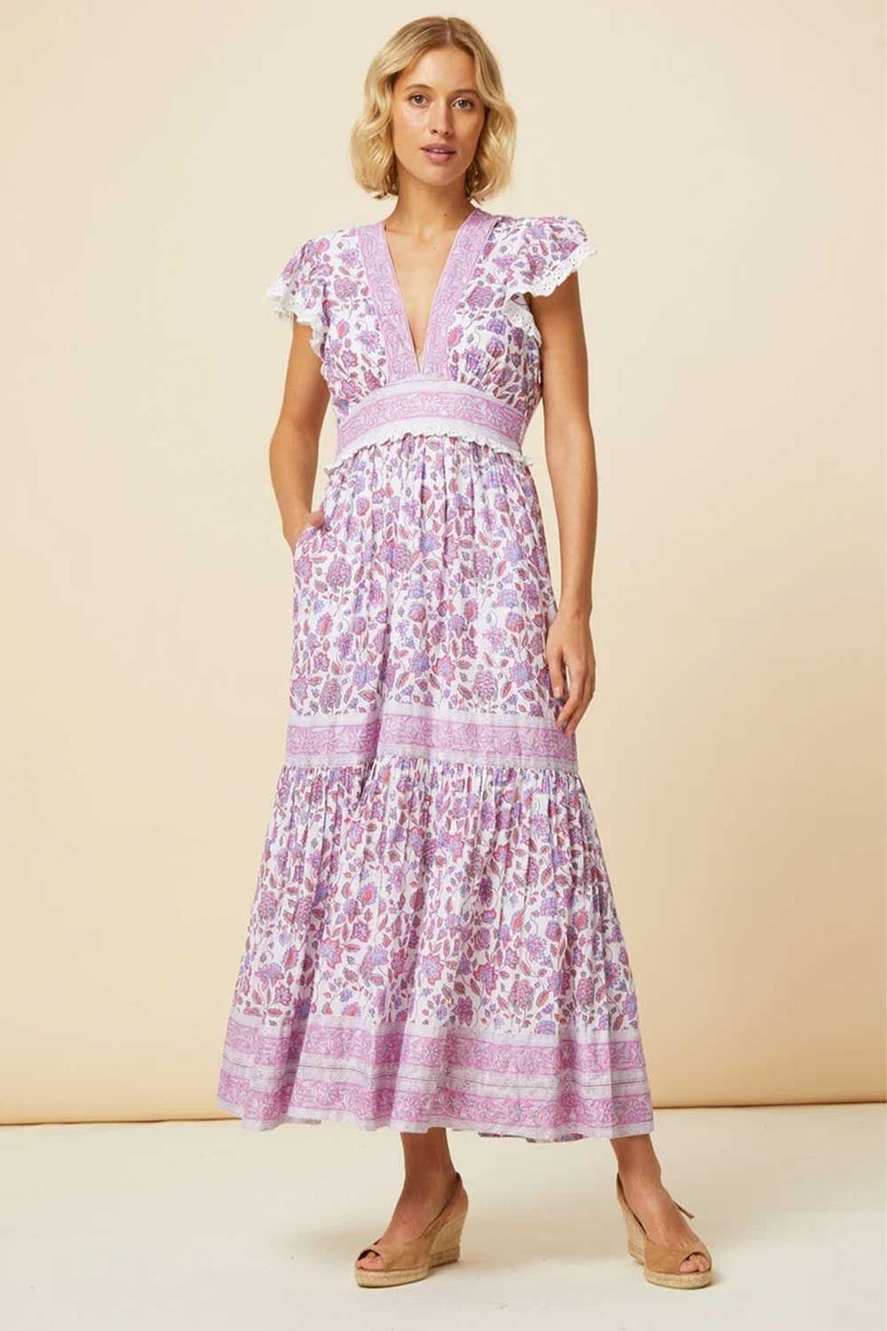 Pippa Block Print Dress