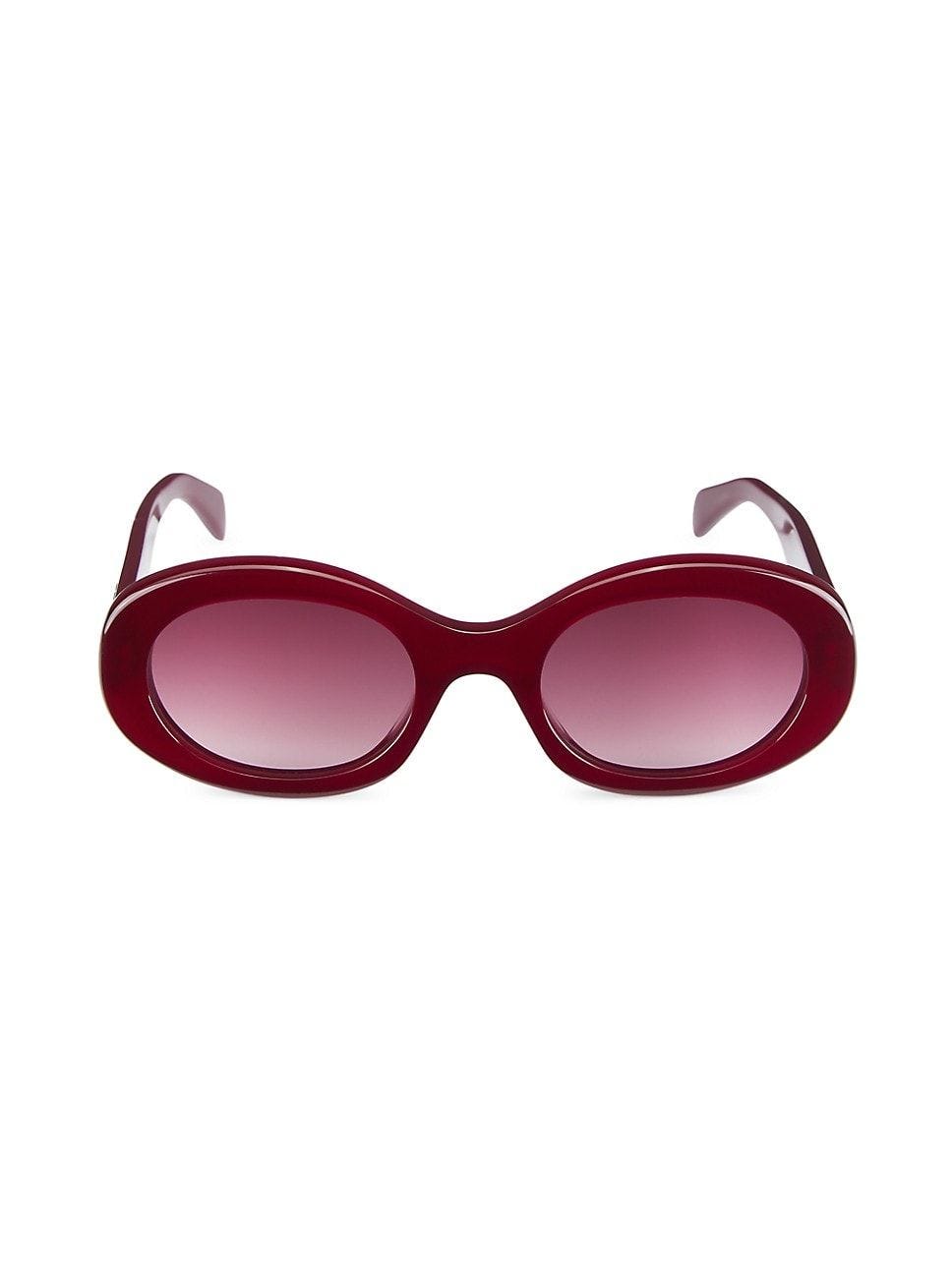 Triomphe 52MM Oval Sunglasses