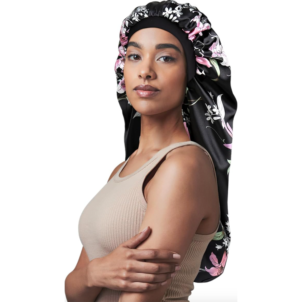 Long Satin Bonnet in Medium