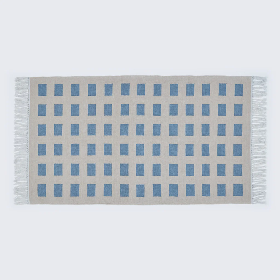 Faro rug in Sky Blue - 150x90cm