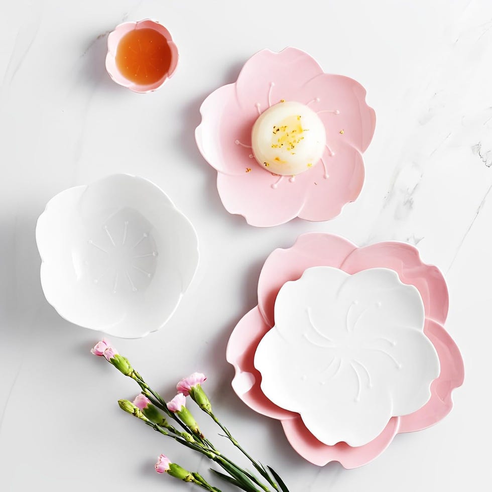 Platos en forma de flor 