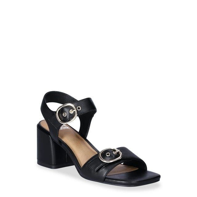 Adelade Block Heel Buckle Sandals