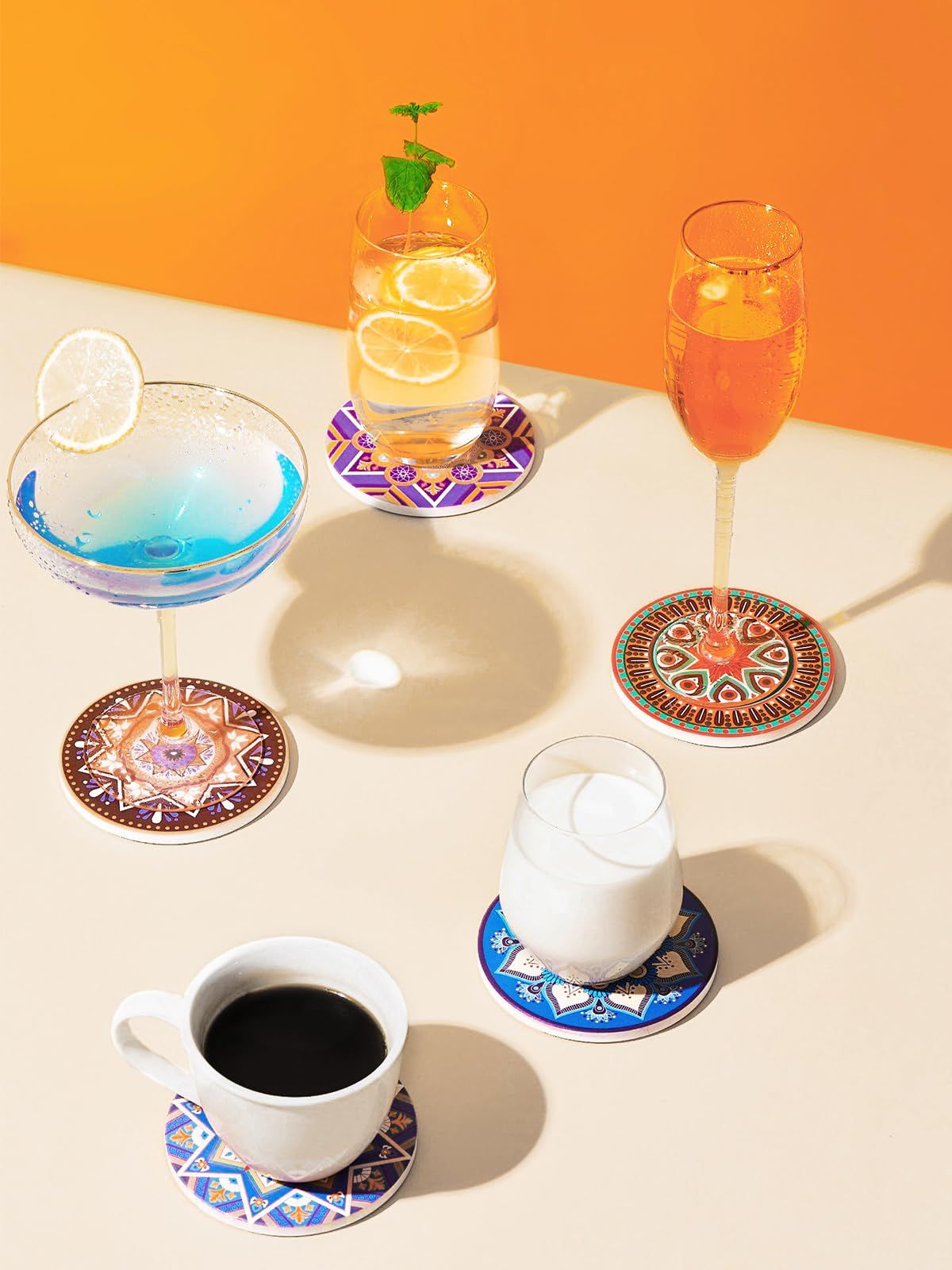 Best absorbent drink coasters discount